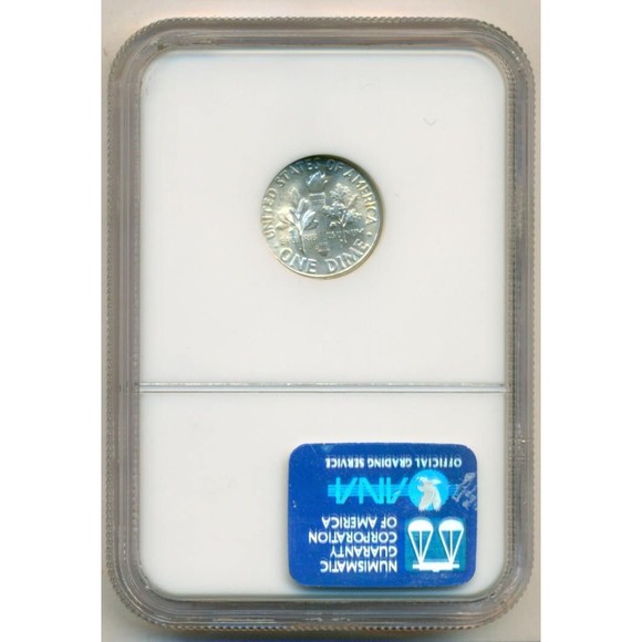 1946 D Roosevelt Dime MS66 NGC - Picture 2 of 4